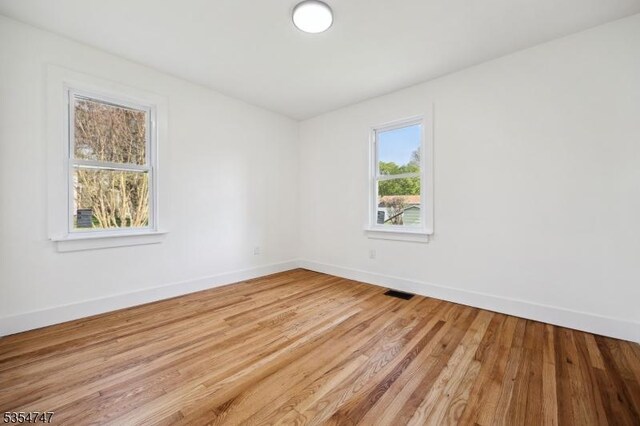 202 Parkside Ave, Pohatcong Twp, NJ 08865 - spare room featuring baseboards and light wood-style flooring
