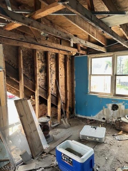 view of attic