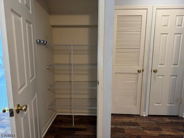 view of storage area