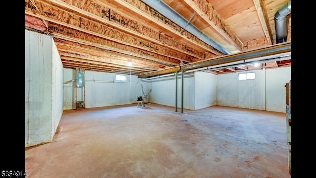 27 Suydam Rd, Franklin Twp, NJ 08873 - below grade area with electric panel and healthy amount of natural light