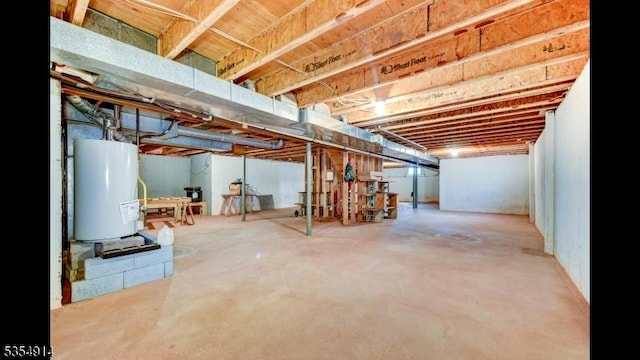 27 Suydam Rd, Franklin Twp, NJ 08873 - unfinished basement featuring gas water heater