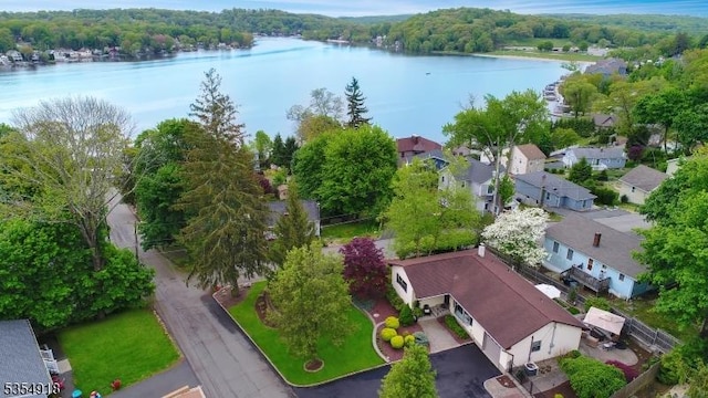 12 Johnson Ave, Hopatcong Boro, NJ 07843 - aerial view of residential area with a large body of water