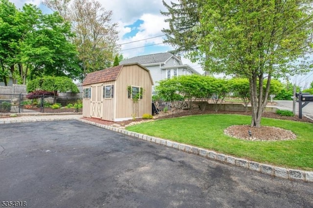 12 Johnson Ave, Hopatcong Boro, NJ 07843 - view of shed featuring asphalt driveway