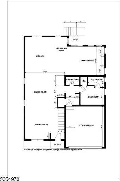 100 Louis St, Hanover Twp, NJ 07981 - floor plan