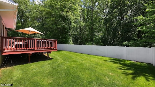 3 Grant St, Cranford Twp, NJ 07016 - view of yard featuring a deck