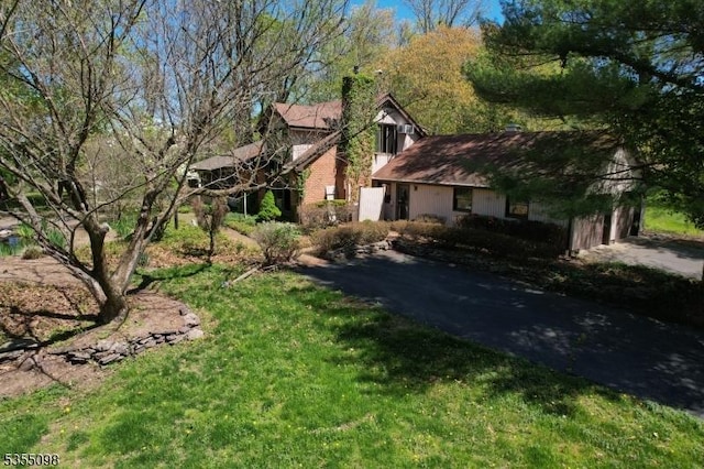 22 Pine Hill Rd, Delaware Twp, NJ 08559 - exterior space featuring a chimney and a garage