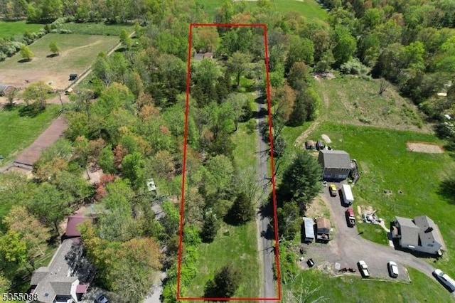 22 Pine Hill Rd, Delaware Twp, NJ 08559 - view of property location with property parcel outlined