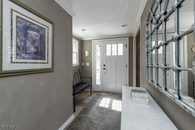 1251 Rahway Rd, Scotch Plains Twp, NJ 07076 - foyer entrance with crown molding