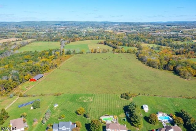 369 Stamets Rd, Holland Twp, NJ 08848 - bird's eye view with a rural view