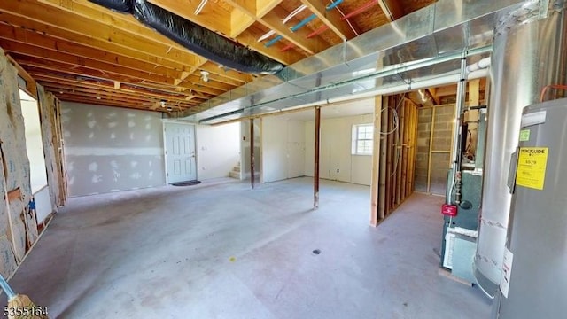 103 Race Track Cir, Montague Twp, NJ 07827 - basement with water heater