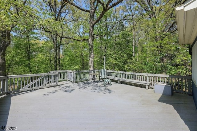 view of deck