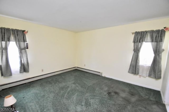 5634 Berkshire Valley Rd, Jefferson Twp, NJ 07438 - spare room with baseboards and dark carpet