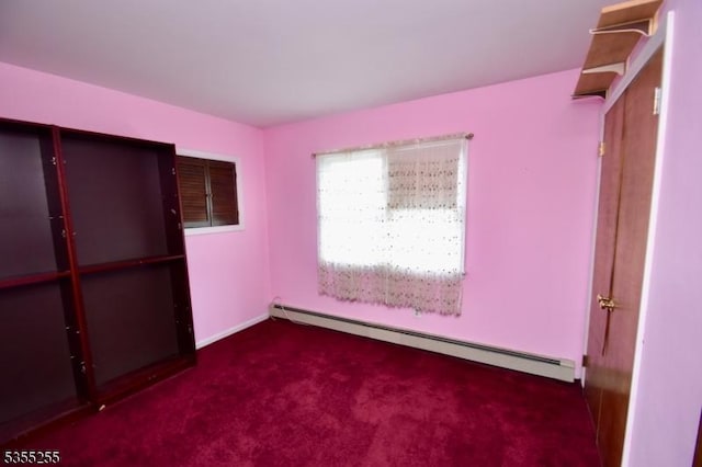 5634 Berkshire Valley Rd, Jefferson Twp, NJ 07438 - unfurnished bedroom featuring baseboard heating and carpet floors
