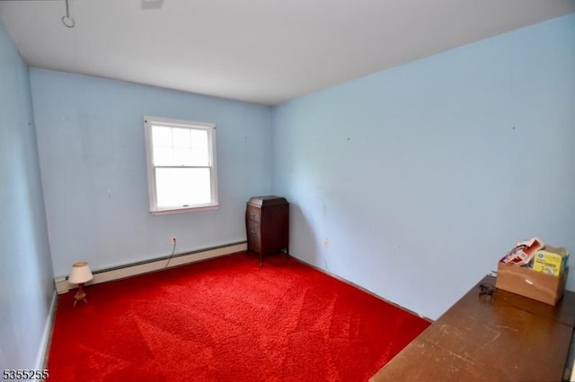 5634 Berkshire Valley Rd, Jefferson Twp, NJ 07438 - carpeted empty room featuring baseboard heating