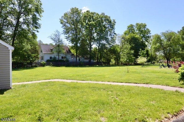 view of yard