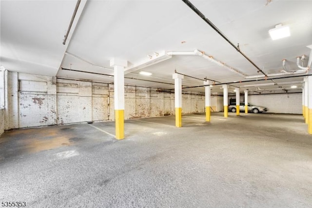 view of parking deck