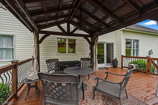 view of deck