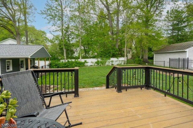 view of deck