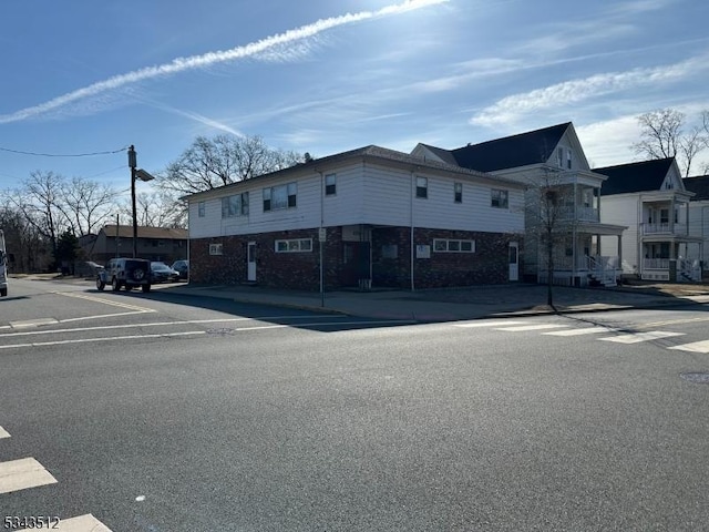 179 Lafayette Ave, Hawthorne Boro, NJ 07506 - view of front of home with brick siding