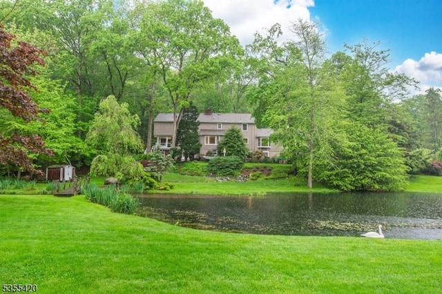 59 Green Hill Rd, Kinnelon Boro, NJ 07405 - view of grassy yard featuring a water view