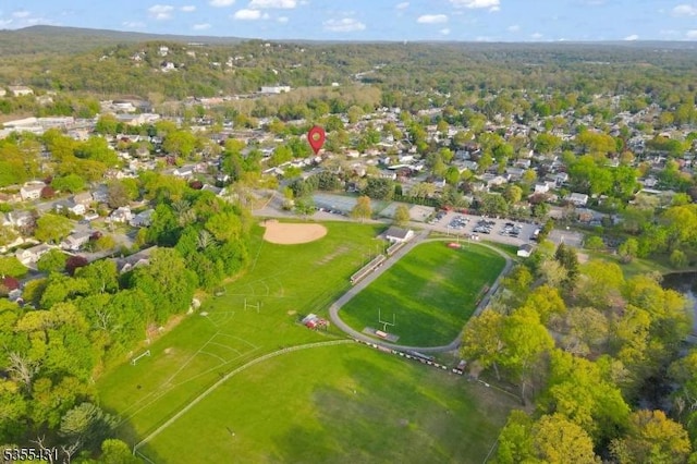 aerial overview of property's location