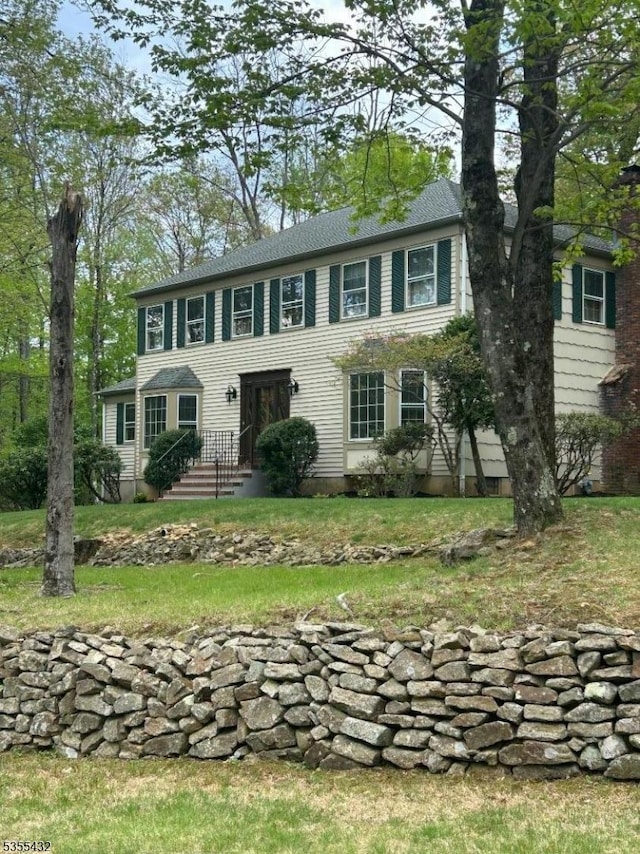 view of colonial home