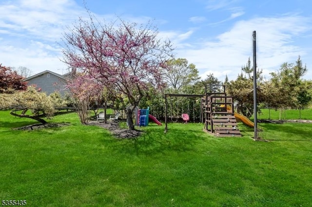 1296 Millstone River Rd, Hillsborough Twp, NJ 08844 - view of playground with a lawn