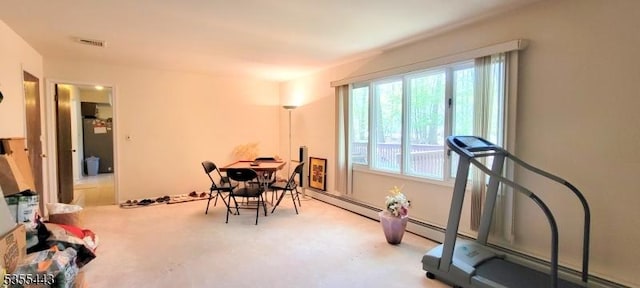 view of dining space