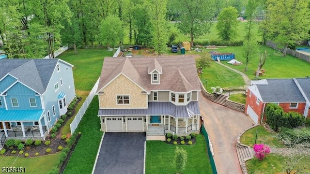 view of subject property