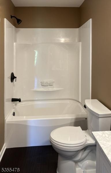 1 Lenape Ln, Harmony Twp, NJ 08865 - full bath with vanity, toilet, and shower / washtub combination