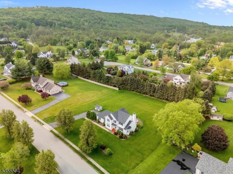 14 Endicott Dr, Independence Twp, NJ 07838 - aerial perspective of suburban area with a forest