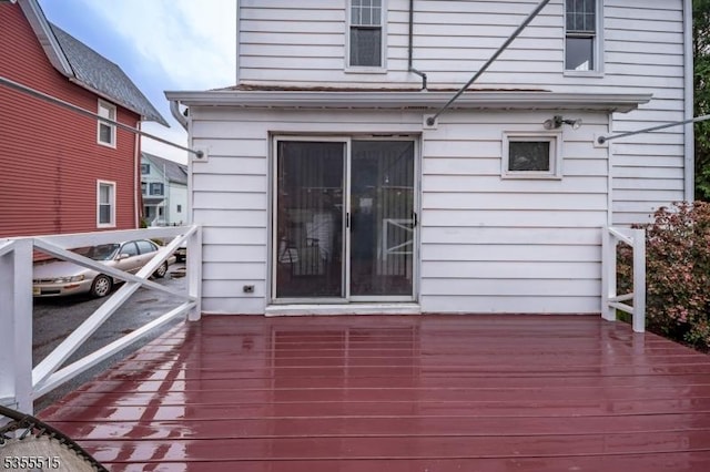 view of deck