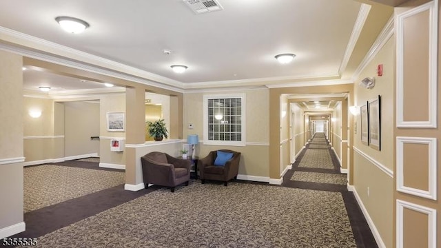 7104 Minuteman Ln, Franklin Twp, NJ 08873 - lobby with crown molding