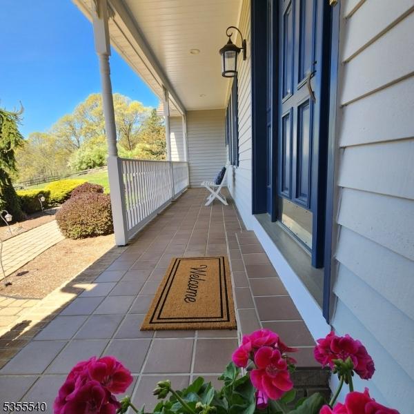 202 Fredon Springdale Rd, Fredon Twp, NJ 07860 - view of patio featuring a porch
