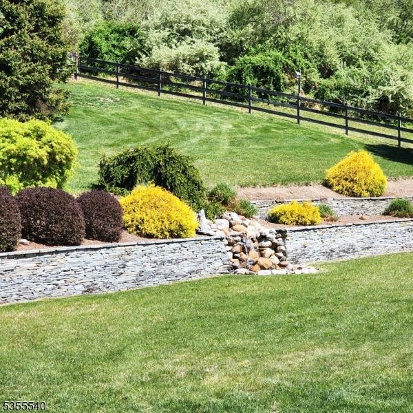 202 Fredon Springdale Rd, Fredon Twp, NJ 07860 - view of yard featuring fence