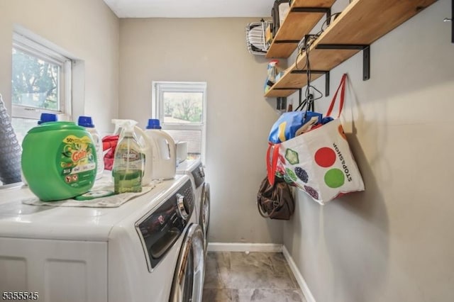 126 Highland Ave, Newark City, NJ 07104 - washroom with washing machine and clothes dryer and healthy amount of natural light
