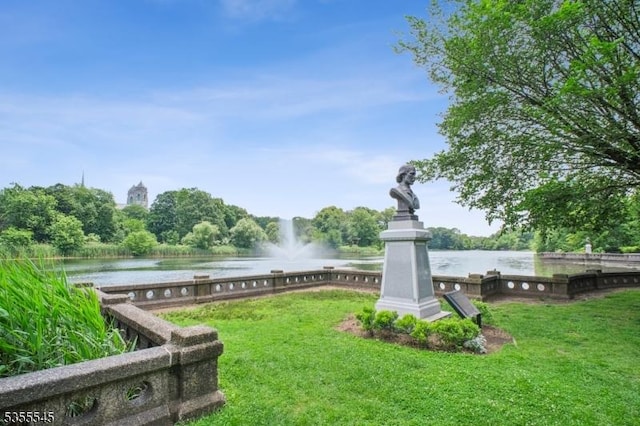 126 Highland Ave, Newark City, NJ 07104 - view of property's community with a water view and a yard