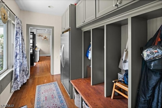 1330 Great Rd, Montgomery Twp, NJ 08540 - mudroom with dark wood-style flooring