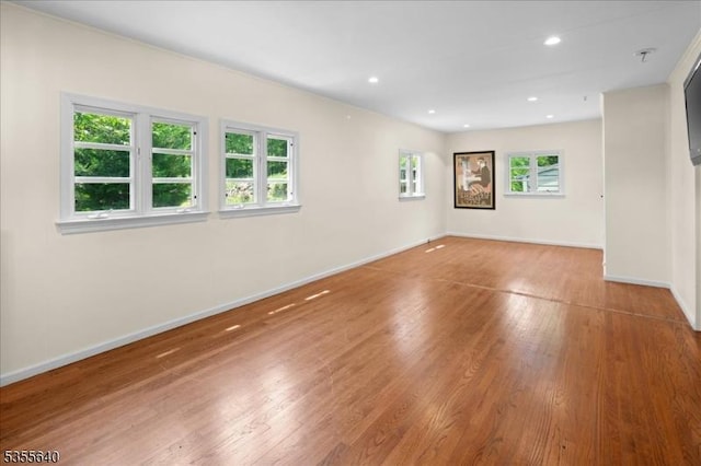 1330 Great Rd, Montgomery Twp, NJ 08540 - unfurnished room featuring baseboards, wood finished floors, and recessed lighting
