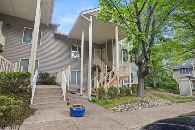 102 Westchester Ter, Clinton Twp, NJ 08801 - view of building exterior with stairway