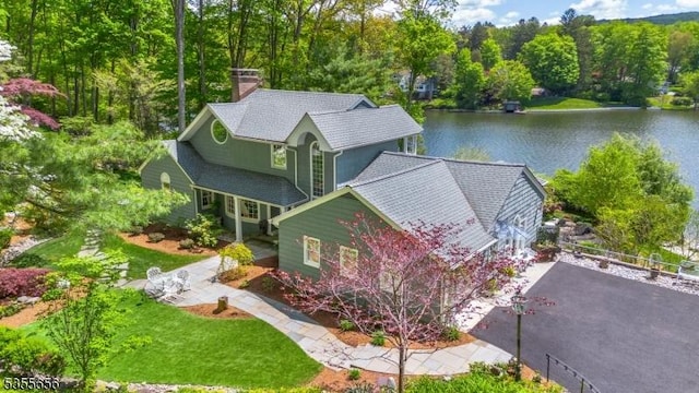 40 Hemlock Ave, Andover Twp, NJ 07860 - aerial view of property and surrounding area with a large body of water