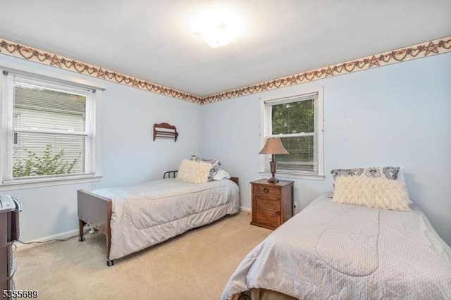 130 Coriell Ave, Fanwood Boro, NJ 07023 - carpeted bedroom featuring multiple windows and baseboards
