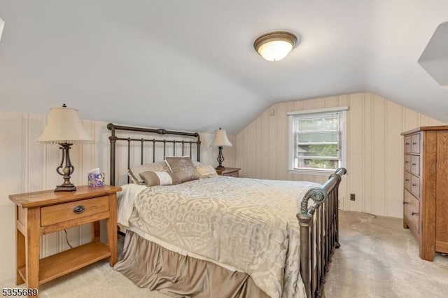130 Coriell Ave, Fanwood Boro, NJ 07023 - bedroom featuring light carpet and vaulted ceiling