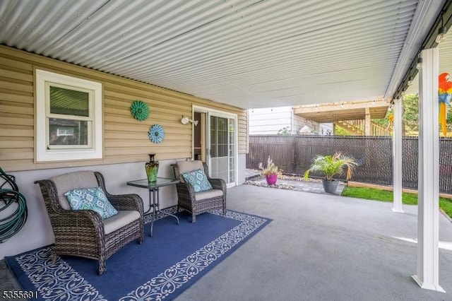 10 Tulsa Trl, Hopatcong Boro, NJ 07843 - view of patio featuring fence