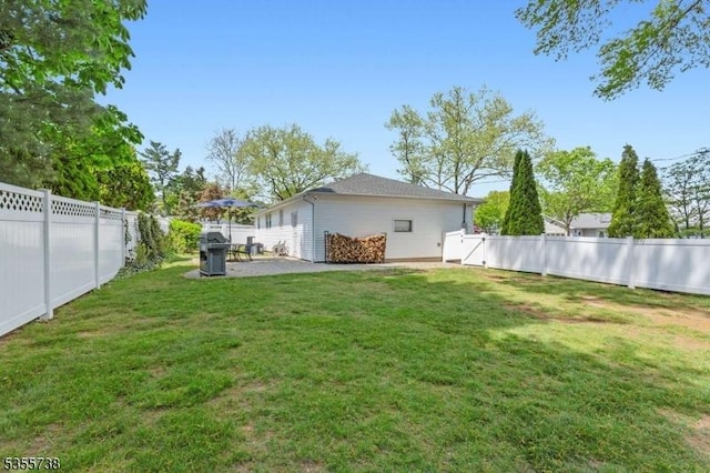 rear view of house with a patio area