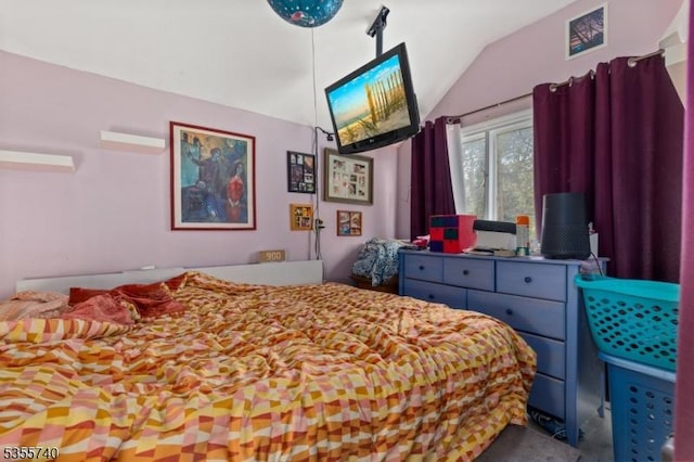 194 James St, Morris Twp, NJ 07960 - bedroom with lofted ceiling