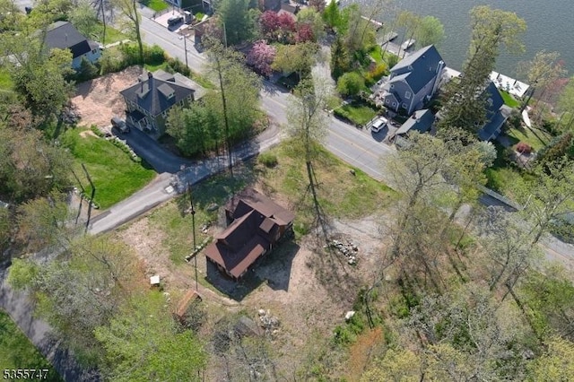 55 E Shore Culver Rd, Frankford Twp, NJ 07826 - birds eye view of property with a water view and a residential view