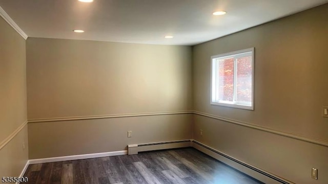 315 Tulsa Trl, Hopatcong Boro, NJ 07843 - unfurnished room with wood finished floors, recessed lighting, and baseboards