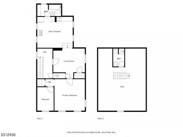 280 E Hazelwood Ave, Rahway City, NJ 07065 - home floor plan