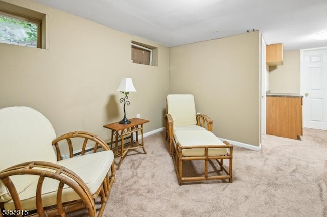 1078 Mountain Ave, Berkeley Heights Twp, NJ 07922 - living area featuring light colored carpet and baseboards